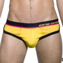【SALE20%OFF】ANDREW CHRISTIAN/Coolflex Tagless Brief w(イエロー)アンドリュークリスチャン
